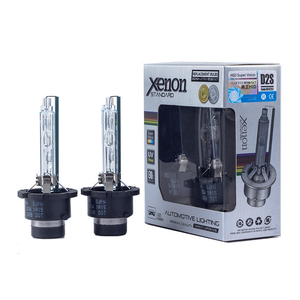 2 unids/lote 4300k 6000k 8000k 12v 35w D2S xenón bombilla de Xenón se escondió para BMW E63 E65 E46 E60 E85 E53 Golf 4 IV
