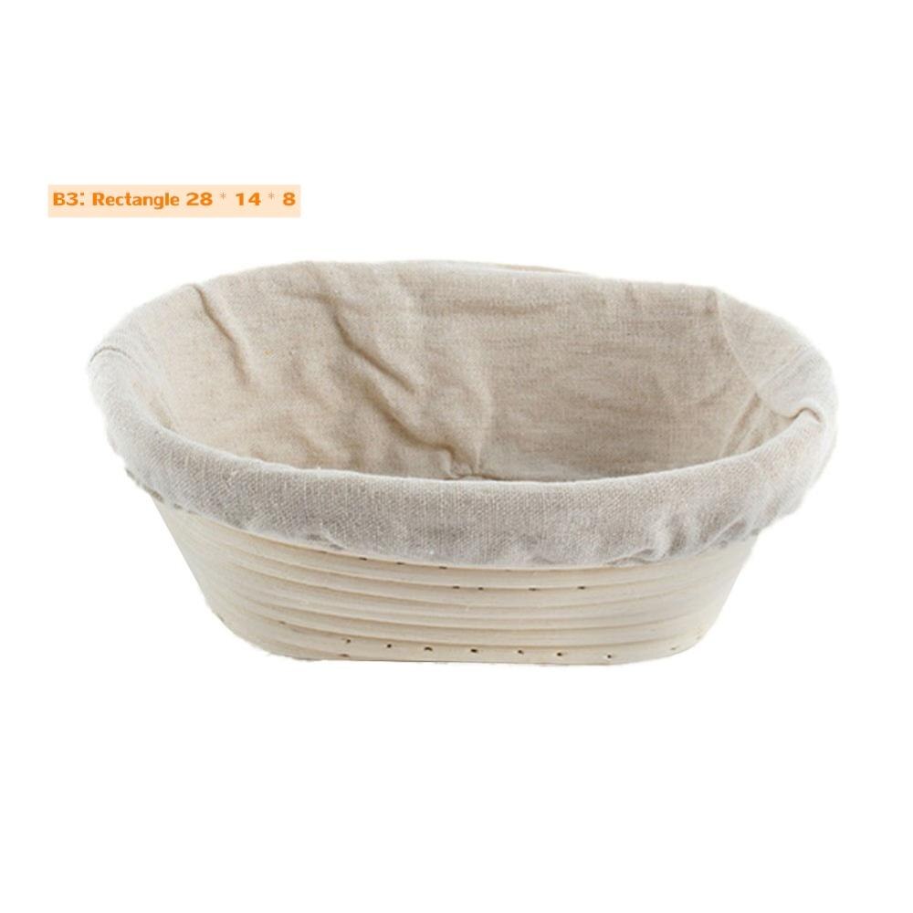 Ovale Rijsmand Met Liner En Cover