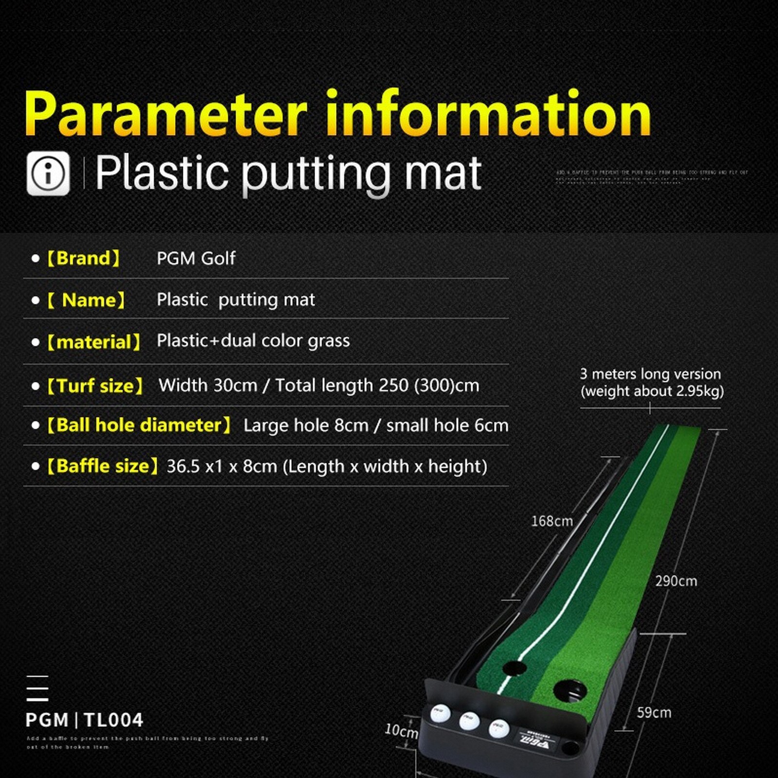 Golf Putting Trainer Training Tool Golf Putting Mat Driving Trainer Putter Practice Pad Practice Chipping Hitting Carpet Green