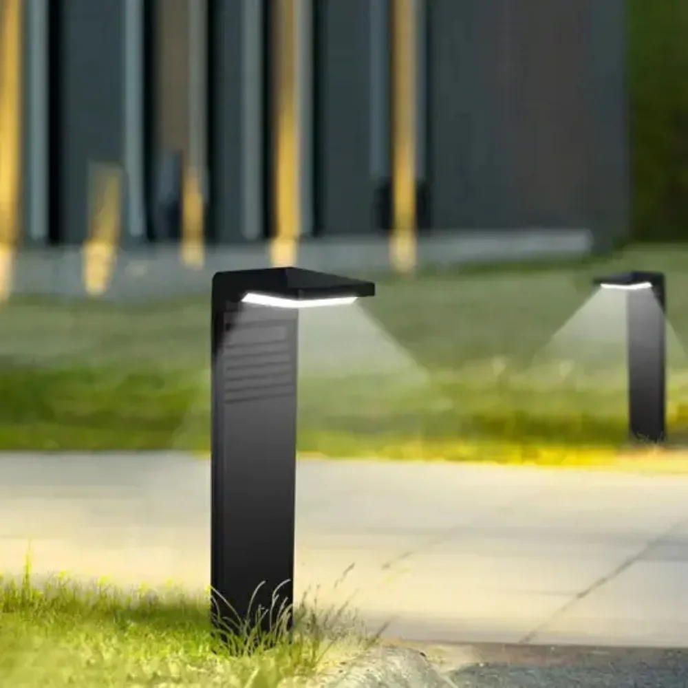 Lampe solaire LED imperméable conforme à la norme IP64, éclairage d'extérieur, luminaire décoratif, lumière blanche chaude, idéal pour un jardin, une pelouse ou une cour