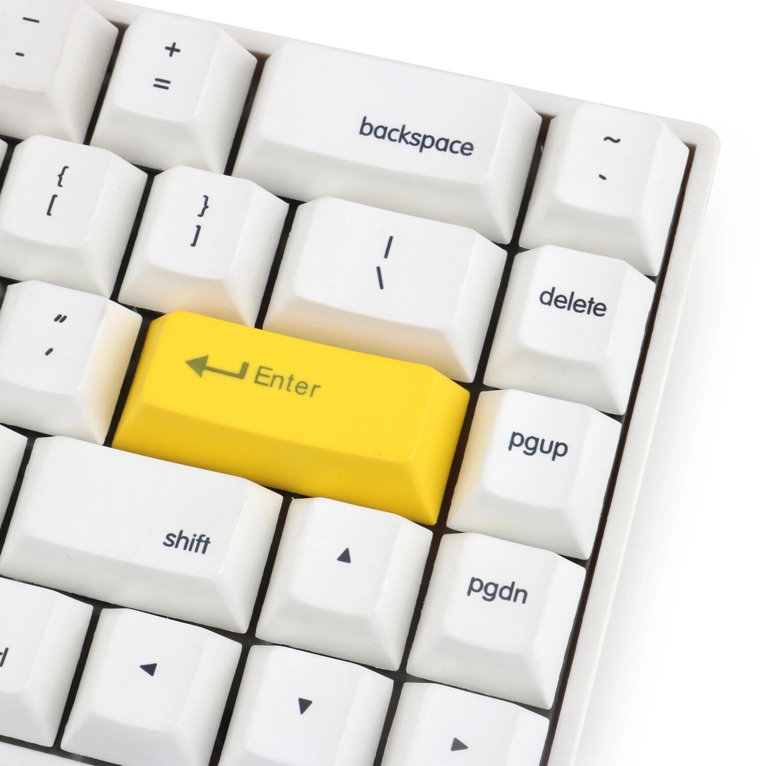 ESC + Enter Keycaps PBT Material With OEM Height Mechanical Keyboards Enter Backspace Esc Yellow Red Gaming Computer Accessories