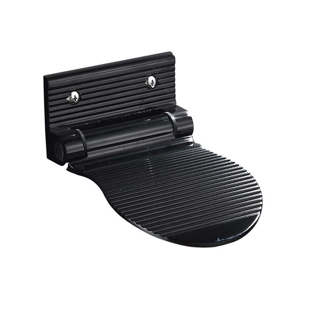 For Bathroom Non-slip Wash Foot Step Placement Mats Shaving Auxiliary Holder Foot Rest Shaving Pedal Plastic Shower Step: Black