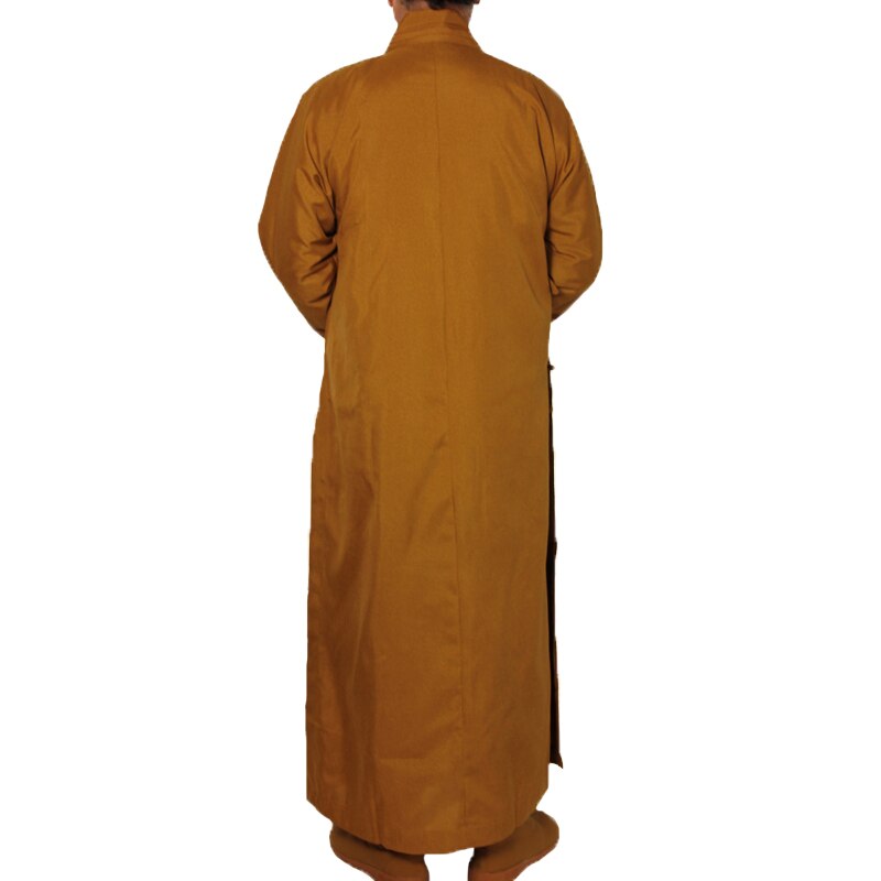 2 couleurs Shaolin Temple costume Zen bouddhiste Robe Lay moine méditation Robe bouddhisme moine vêtements ensemble formation uniforme costume