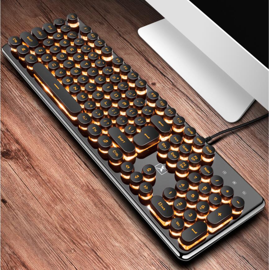 Clavier Gaming filaire, avec rétroéclairage, 3200Dpi, souris Gaming silencieuse, pour PC portable