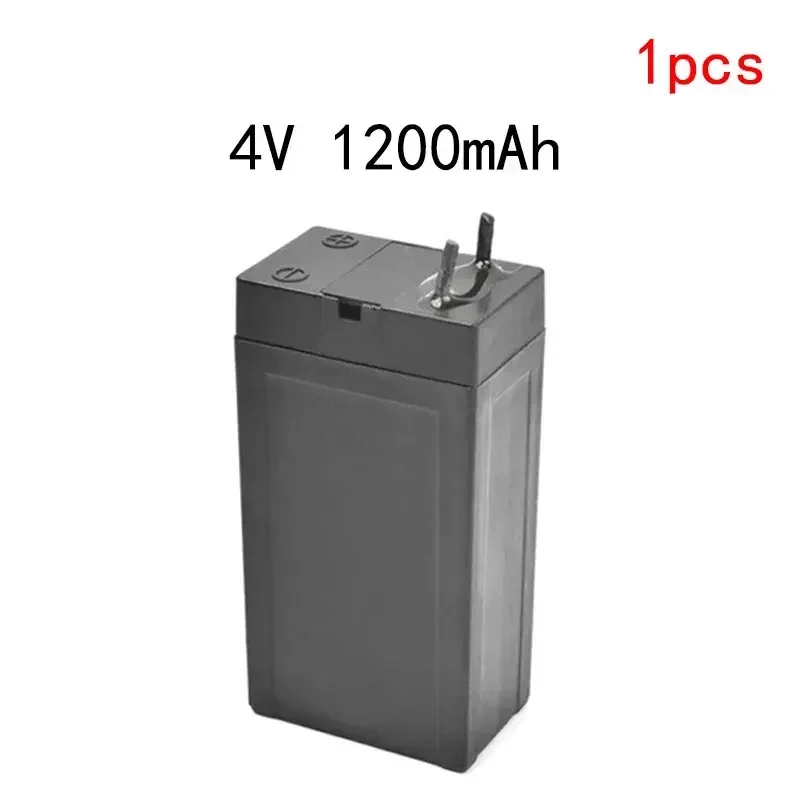 PURFIELD 4V Batteria al piombo 1200mAh Batterie ricaricabili di accumulo Torce elettriche Lampada a LED Fari Scacciamosche elettrico: Oro