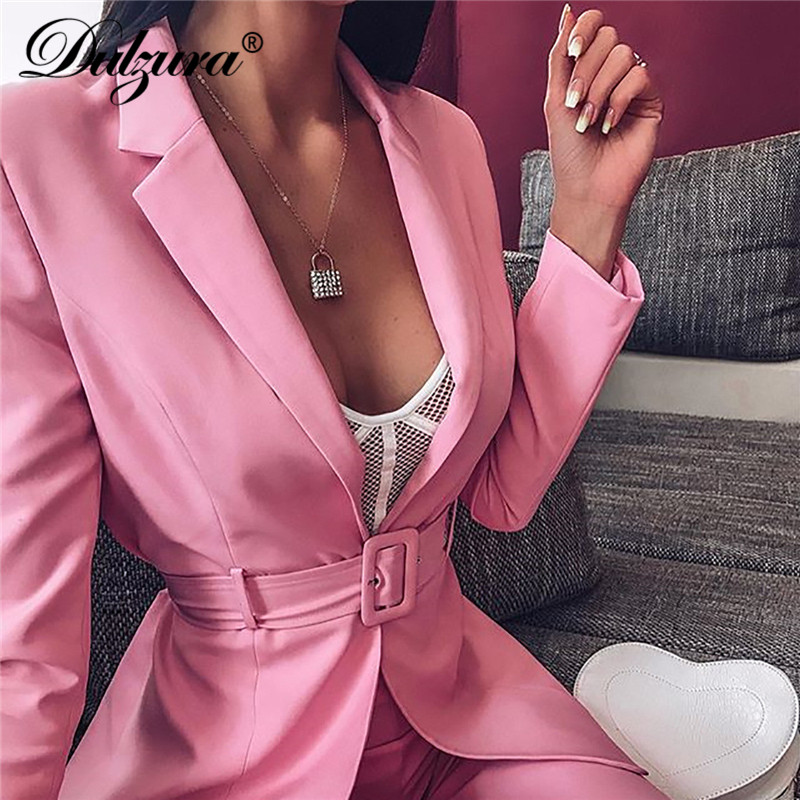 Dulzura autumn winter women blazer/shorts set two piece set office suit plus size outfits jacket casual wide leg co ord set