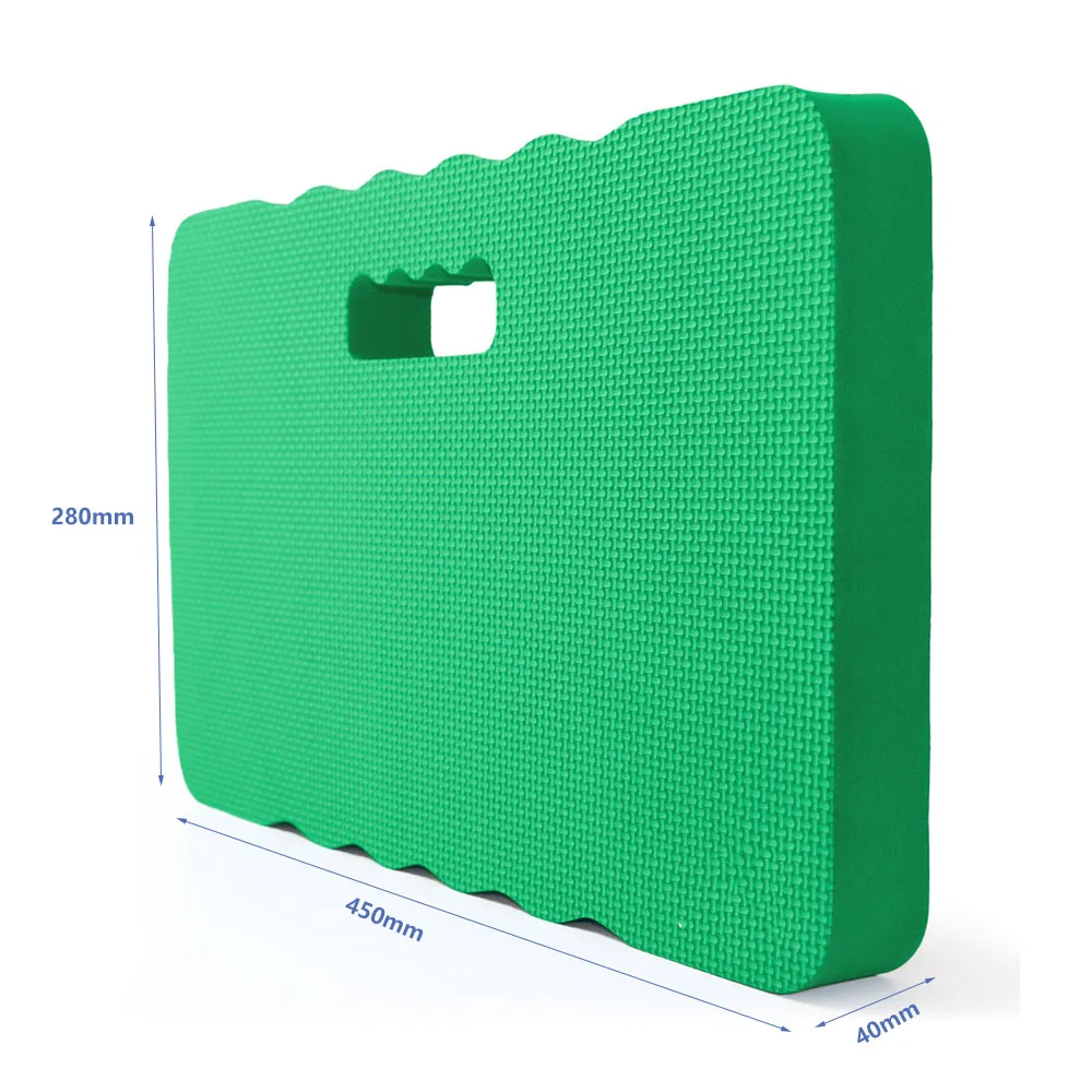 Extra Grote (XL) knielen Pad Knie Bescherming Tuin Bad Vloer Yoga Mat Baby Bad Baden Schoon Bid Oefening Blauw Groen: green 45x28x4cm