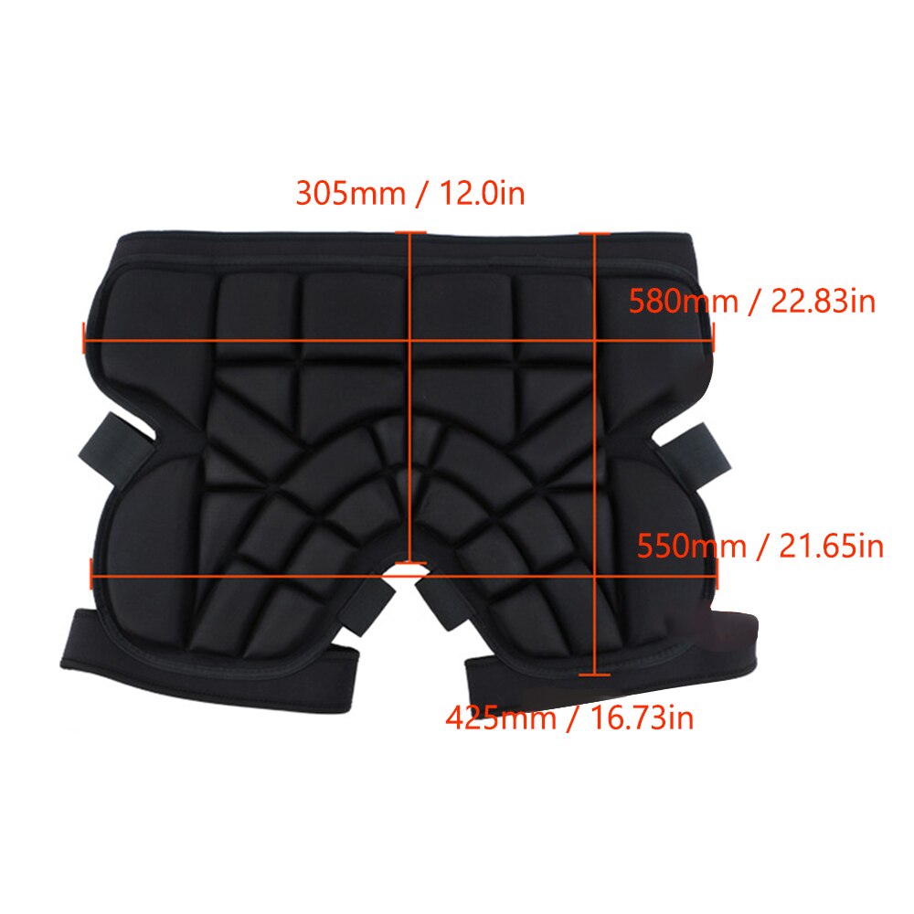 Skiing Protective Hip Pants Pad Snowboard Skating Shorts Pad Shock Resistance Breathable Shorts Pad Outdoor Sport Tool