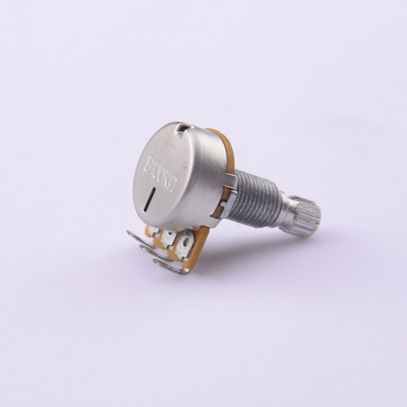 【Made In Korea】 1 Stuk B50K/B100K Balans Potentiometer (Pot) Met Center Detent Voor Elektrische Bas