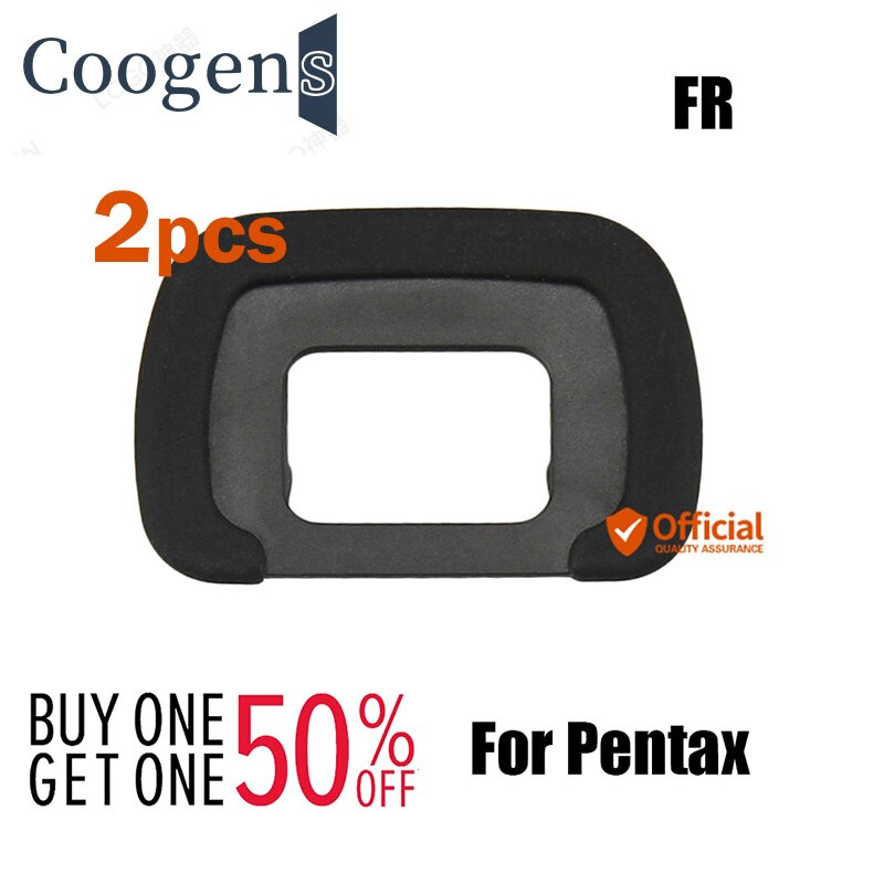 2Pcs Fr Fo Oogschelp Rubber Oculair Eye Cup Zoeker Voor Pentax K-70 K30 K50 K70 K500 K5 K7 K5II k5IIs K-S1 K-S2 KS1 KS2 Camera