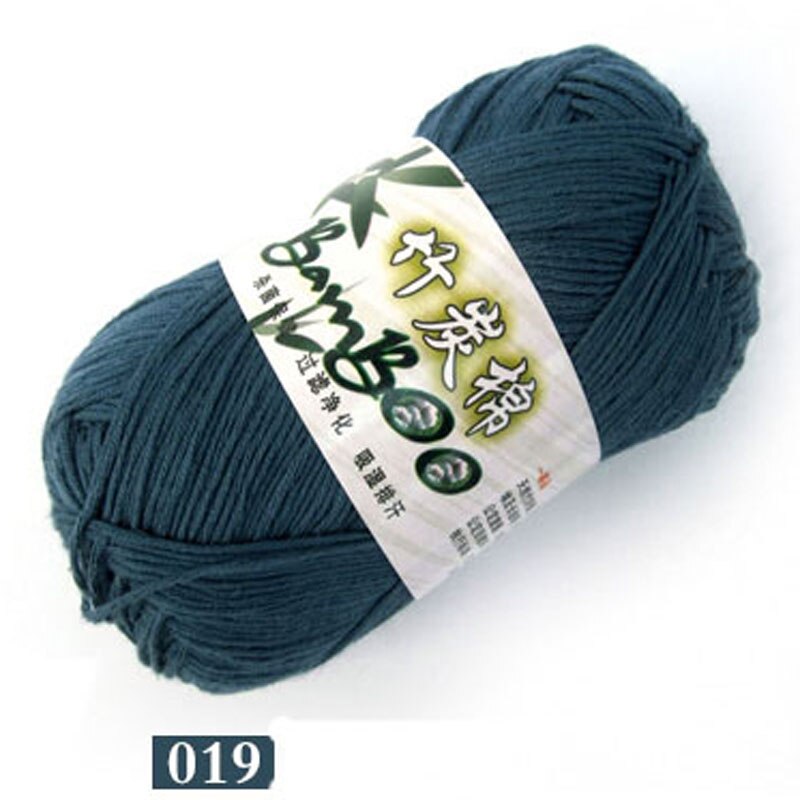 70% bamboo fiber 30% cotton hand knitting yarns Anti-Shrink Baby yarns crochet thread cotton thread thick bamboo cotton yarn: 019