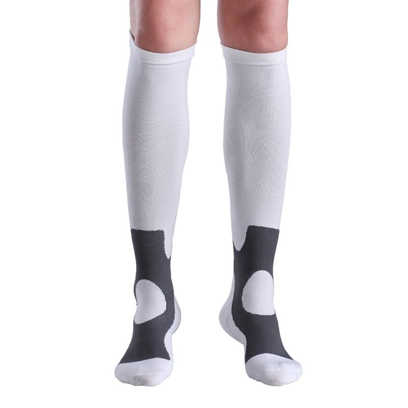 Chaussettes de Compression en cours d'exécution bas 30-40 mmhg hommes femmes chaussettes de sport pour Marathon cyclisme Football