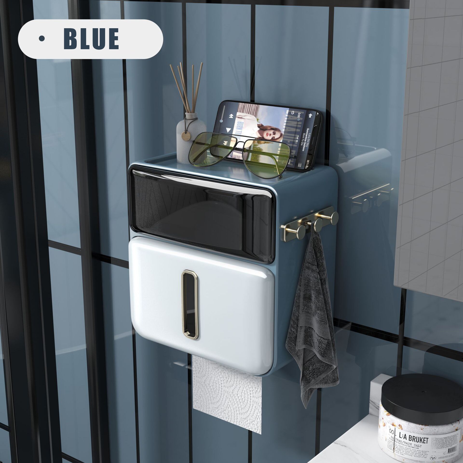 3D Dinosaurus Toiletrolhouder Wandopslag Toilet Roll Houder voor Toilet