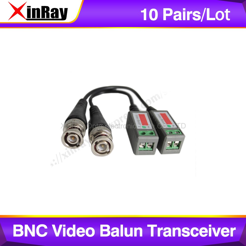 20 Stks/partij Coax CAT5 Camera Cctv Bnc Video Balun Transceiver B202 Camera Partner .