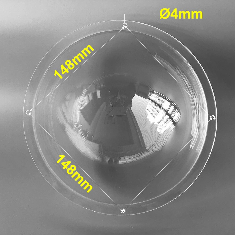 220x100mm Acrylic Plastic Dome PTZ IP Camera Vandal-Proof CCTV Camera Housing Cover Lens Protect Hemisphere Shell Antidust Case