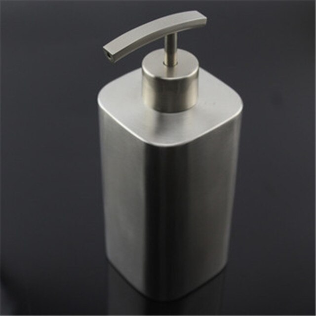 Liquid Soap Dispenser Soap Container 304 Stainless Steel Bathroom Shampoo Bath lotion Holder Press Type Rose Gold