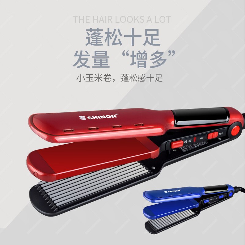 2 in 1 Hair Splint Curly Hair Straightener Multifunction Electric Magic Curler Automatic Curling Iron Hair Straightener Brush