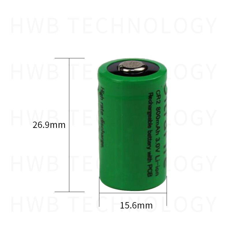 4pcs 15270 CR2 800mah rechargeable battery +3V CR2 charger, digital camera, made a special battery
