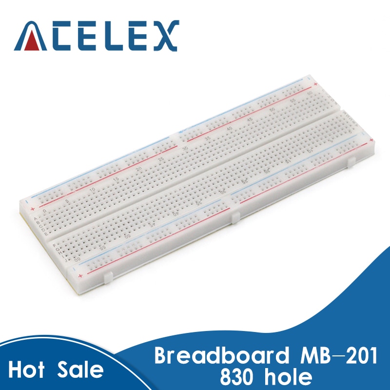 1Pcs Breadboard 830 Point Pcb Board MB-102 MB102 Test Ontwikkelen Diy Kit Nodemcu Raspberri Pi 2 Lcd Hoge frequentie