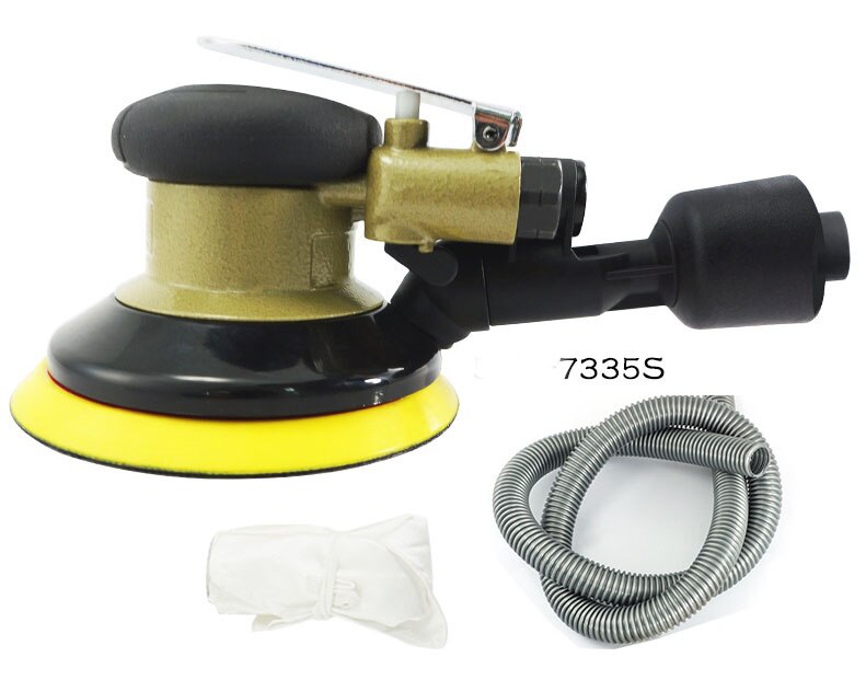 Industrial 5''/125mm Pneumatic orbit Sander,air Polishing Machine Air Eccentric Orbital sanders: 7335S