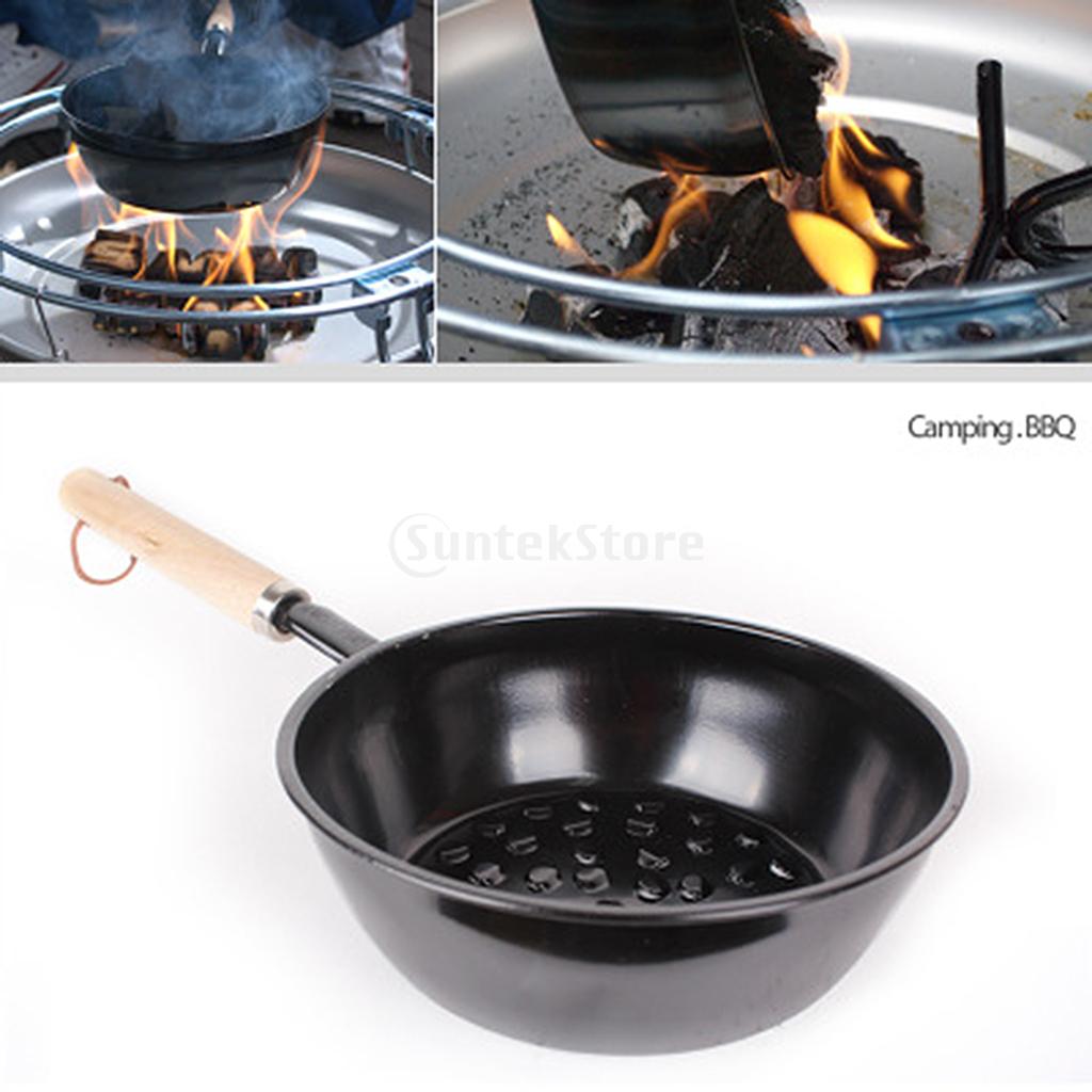 16cm Outdoor Charcoal Fire Brazier Grill Stove Camping Hiking Picnic BBQ Travel