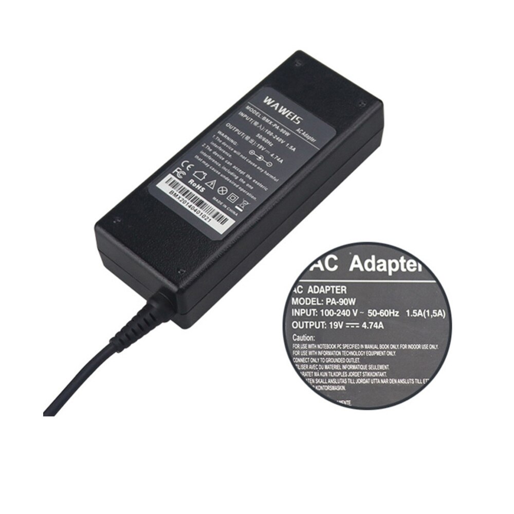 Chargeur 90W 19V 4.74A Pour Ordinateur Portable ASUS - Modèles A32, A40, A4, Etc.