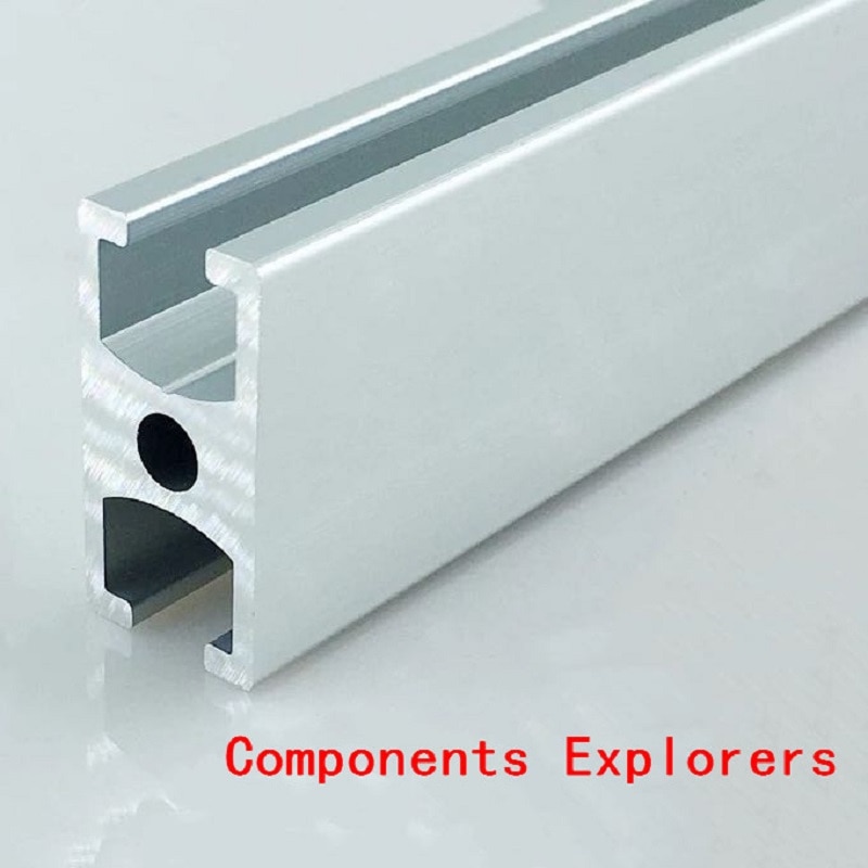 Arbitrary Cutting 1000mm 1530G Aluminum Extrusion Profile,Silvery Color.