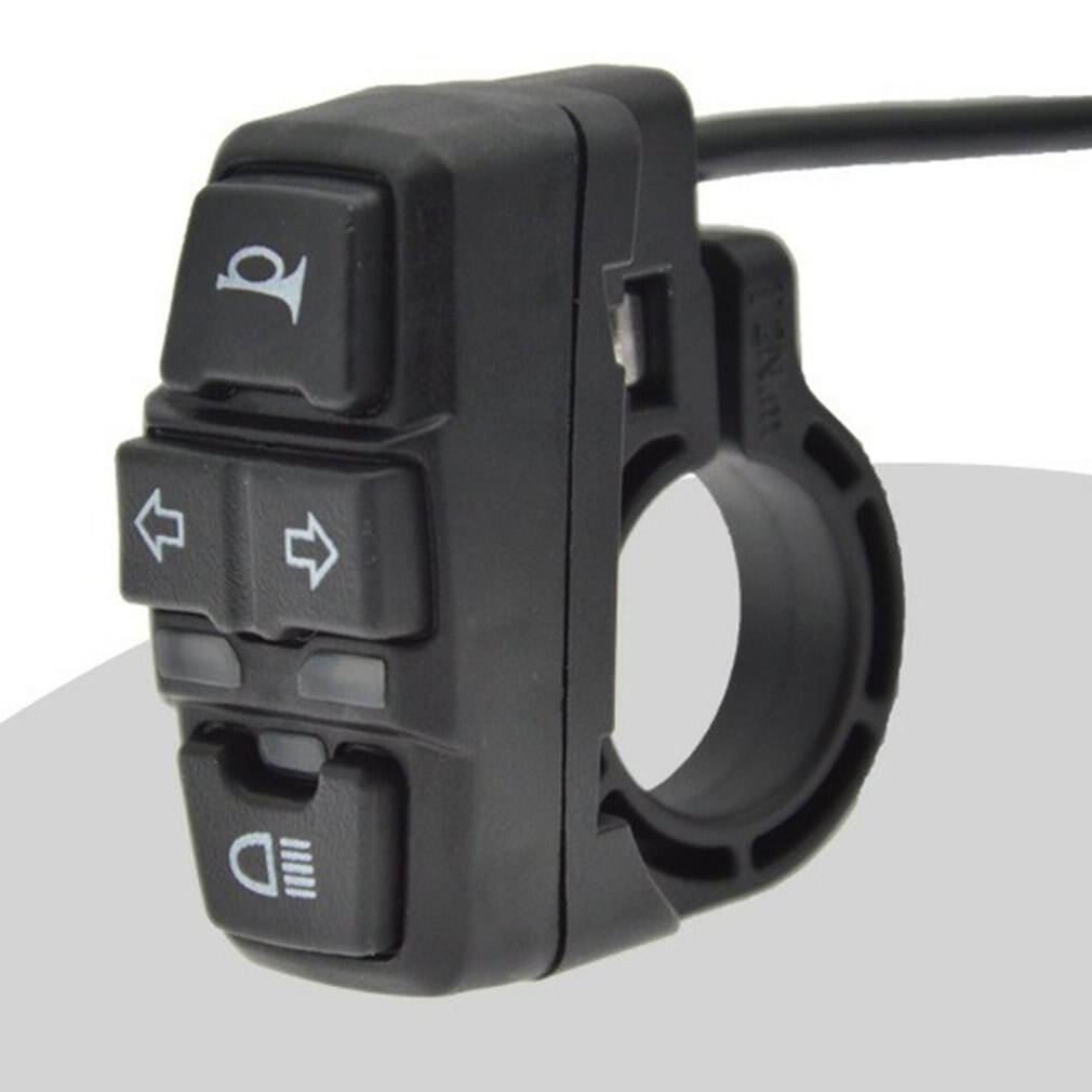 Elektrische Fiets Scooter Lichtschakelaar DK226 Ebike Lamp En Claxon Schakelaar DK336 Voor Motorfiets Knop Kan Controle Richtingaanwijzer