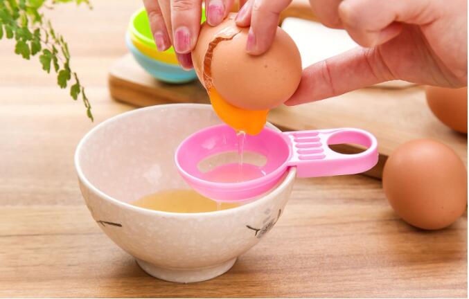 5 stks/partij Ei Separator Wit Yolk Sifting Home Kitchen Chef Eetkamer Koken Gadget Ei Divider Gereedschap ENX 032