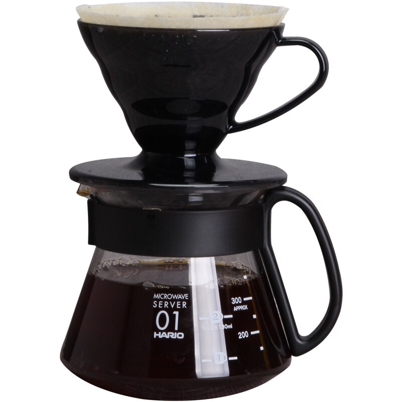 Hittebestendig Glas Drip Filter Set V60 Serie Hand-Made Koffie Set Hars Filter Cup Vdsp