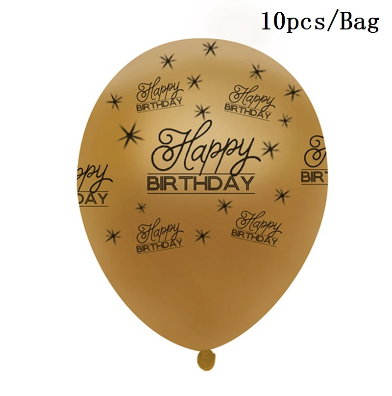 Cheer 40 Black Gold Balloon Happy Birthday 40 Years Balloons 40th Birthday Party Decoration Adults Foil Latex Baloon 40 Birthday: Light Grey
