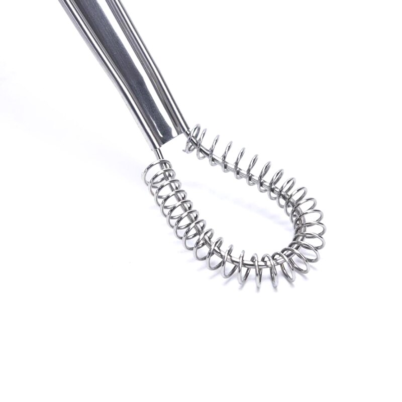 Stainless Steel Hand Spring Mixer Mini Kitchen Egg Sauce Mixer Honey Mixer Bar // Beverage Mixer/powder Mixer