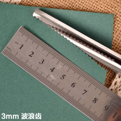 Dressmaking Pinking Shears Fabric Crafts Zig Zag Cut Lace Scissors: 3mm wave tooth
