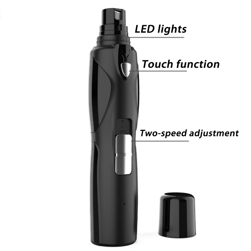 Cat Dog Nail Clippers Paws Nail Cutter Electric Pet Nail Grinder Grooming Trimmer Accessories USB Rechargeable Pet Accessories