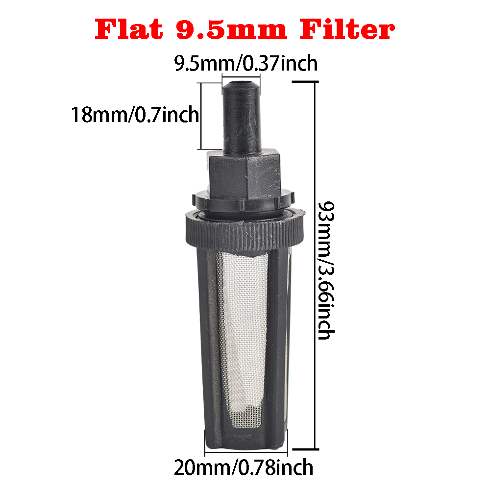 8/10//13mm Edelstahl gitter Schlauch filter Bewässerungs pumpe Filters prüh membran pumpe für Sprüh auto waschanlage Ölpumpe: Rot