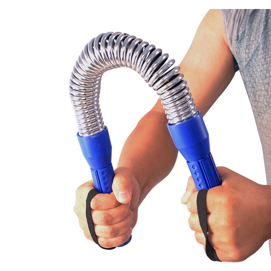 Plating Spring Exercise Arm Forearm Gripper Plastic Handle Chest Expander Workout Gym Fitness Equipment Forearm Trainer