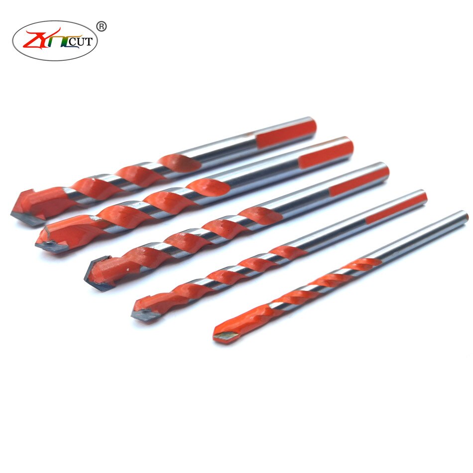 5 stk 5 6 8 10 12mm trekantet bit multifunktion trekant bit super hård legeret beton cement træ boring elektrisk bor