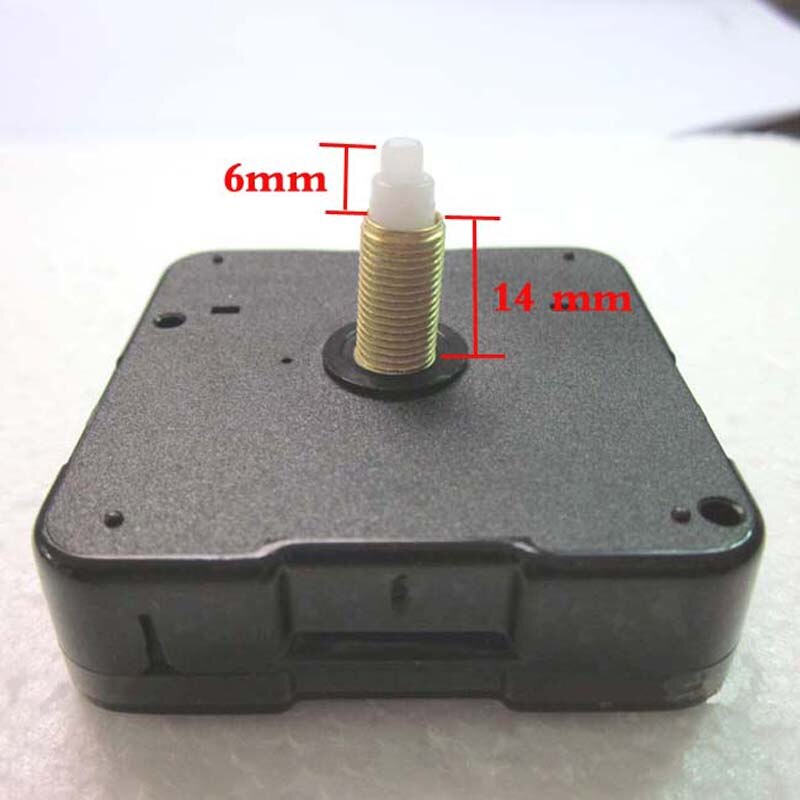 5 oro manos escaneo en Mute de movimiento de cuarzo reloj para reparación de mecanismo de reloj del reloj DIY accesorios eje 20mm JX070