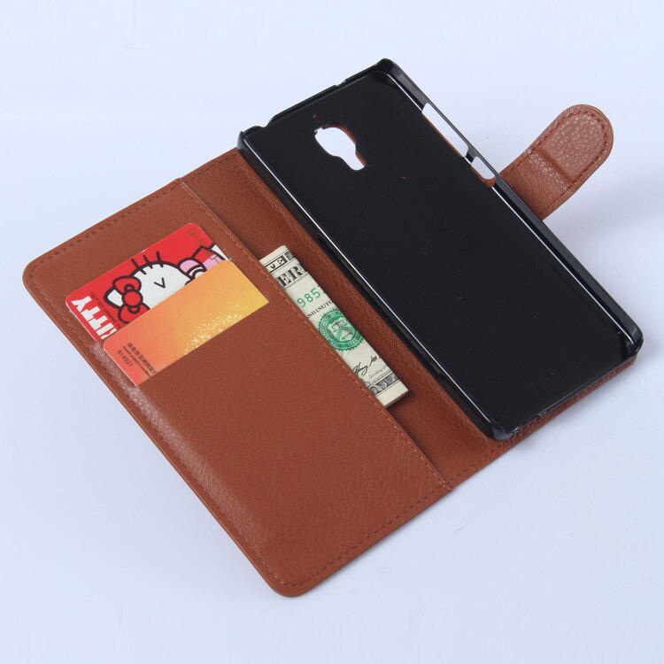 Cyboris-funda de piel sintética con tapa para XiaoMI Mi4 M4, funda con ranura para tarjetas, moderna