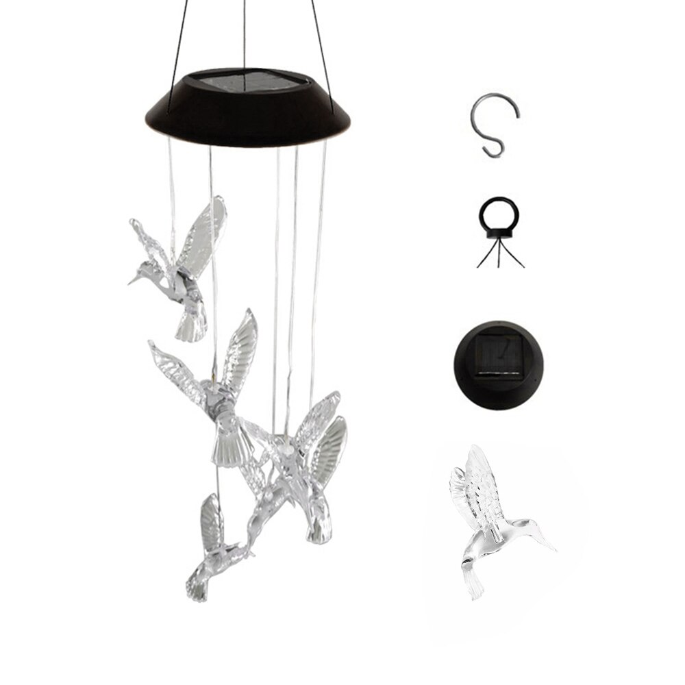 Solar Tuinverlichting LED Verlichting Opknoping Tuin Tuin Decoratie Verlichting Elektrische Windgong LED Verlichting Home Decoratie Gereedschappen: 05