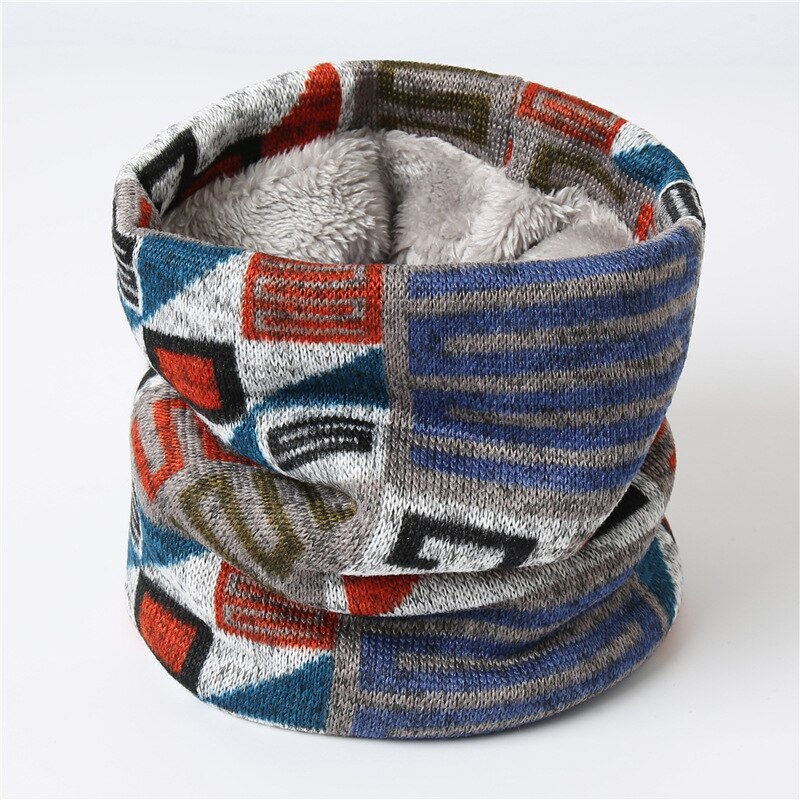 Winter Ring Scarf Neck Warm Infinity Knitted Scarves Retro Snood Circle Scarf Multifunction Headscarf Face Mask: 16