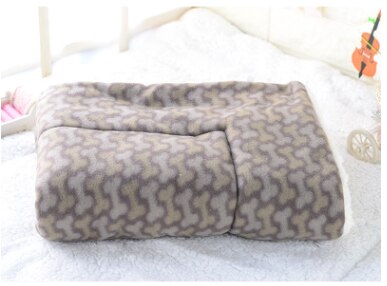 Stor hundeseng kæledyr sovepose katteseng små hunde kennel sofa hus hvalp hule seng varm rede: Måtten 50 x 32cm / S