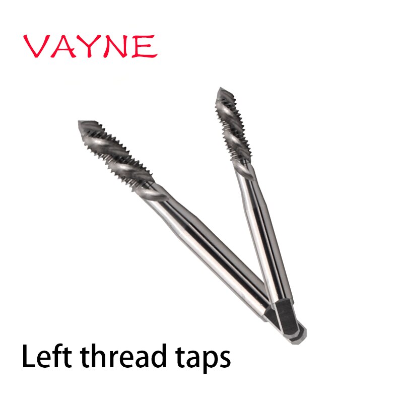 HSSE Left Hand Fine Thread Spiral Fluted tap M3 M4... – Grandado