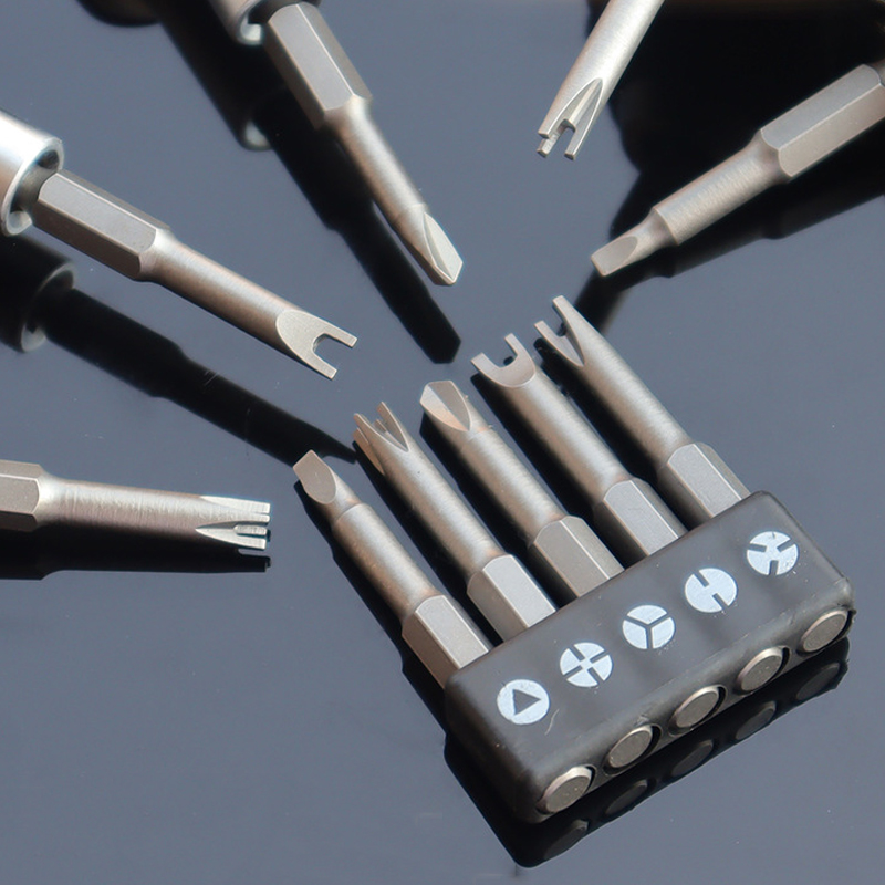 4/7/13 Stuks Speciale Vormige Schroevendraaier Set 50 Mm U-vormige Y-Type Driehoek Innerlijke kruis Drie Punten Schroevendraaier Bit Boor Onderdelen Tool