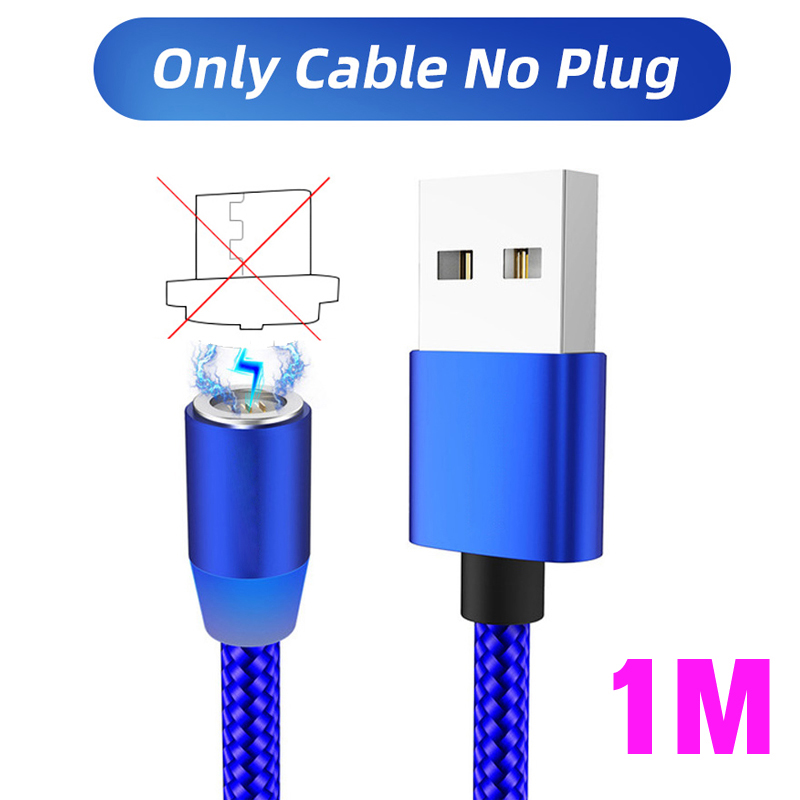 Magnetyczny adapter kablowy Kabel do telefonu komórkowego Wtyczki przeciwpyłowe Micro USB typu C Magnetyczne końcówki do złącza ładowarki magnetycznej Iphone: Niebieski