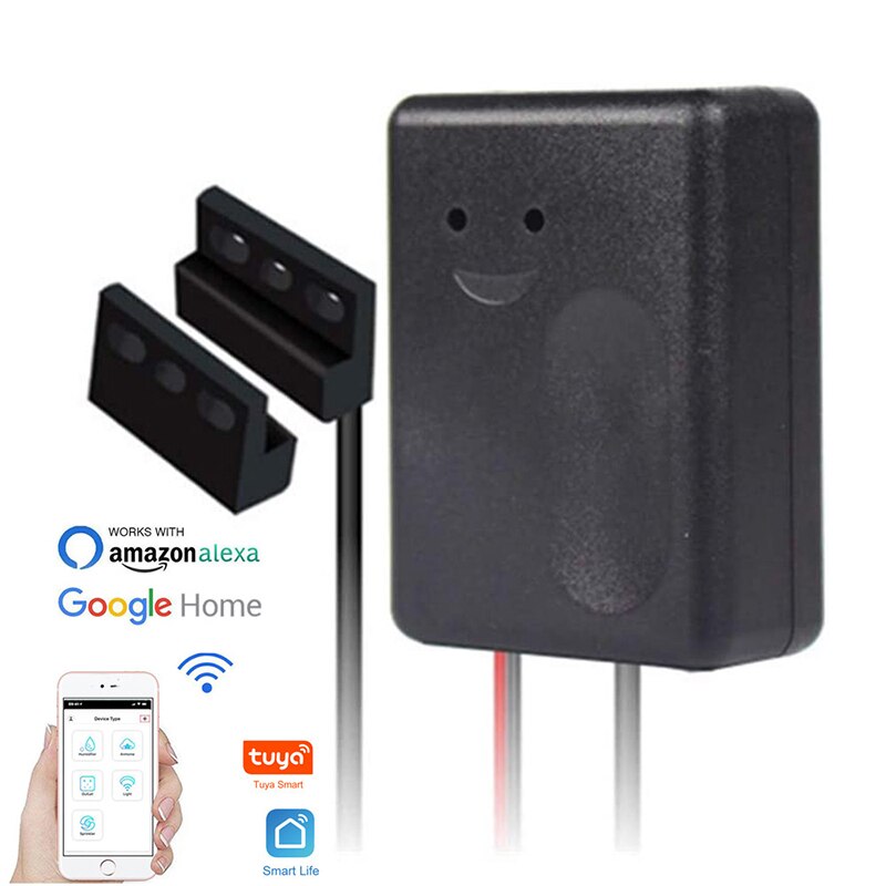 WiFi Garage Door Opener Smart Gate Door Controllor Compatible With Alexa Echo Google Home Smart Life Tuyasmart IOS Android APP