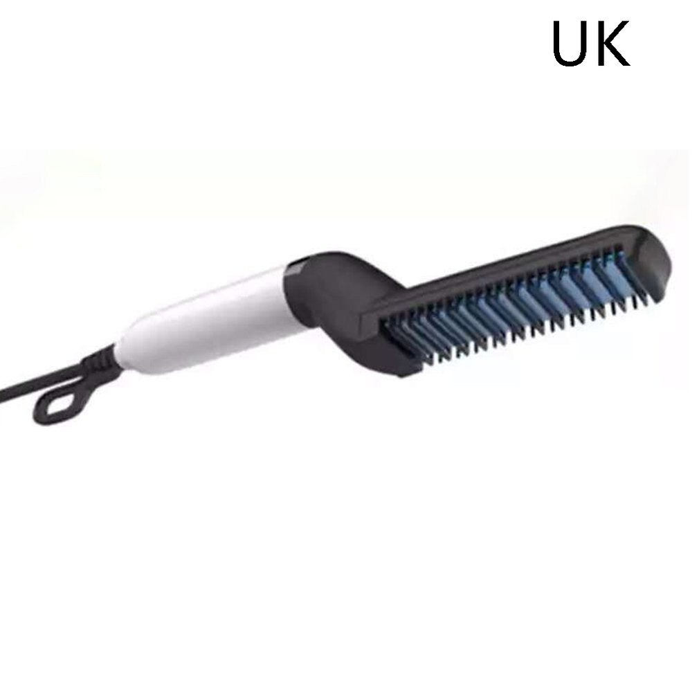 M'Styler Men'S Multi-Function Curly Hair Comb Anti-Scalding Styling Comb Fluffy Volume Straight Dual Personal Care