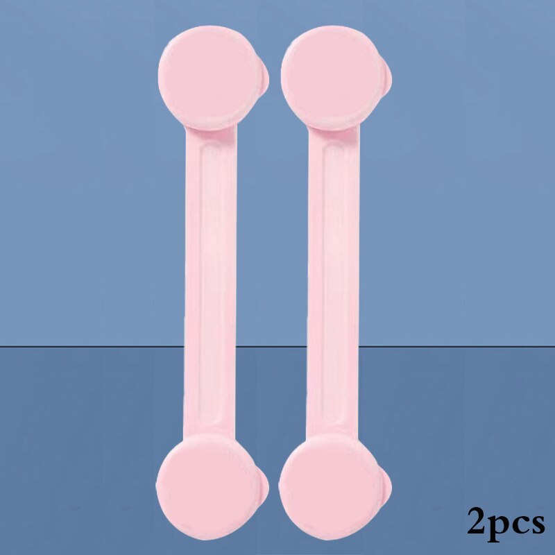 Baby Veiligheid Lock Kids Ladeblokkering Kind Anti-Opening Kastdeur Koelkast Beschermende Lock Baby Anti-Snuifje Bescherming gesp: Pink