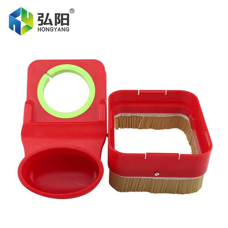 CNC Dust Cover 75 / 80 / 85 / 90 /100mm Spindle Engraving And Milling Machine Free Fall Brush Dust Collector Milling Woodworking