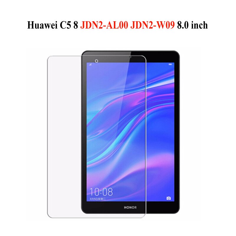 Protector de pantalla de vidrio templado para Huawei MediaPad M5 8,4 10,8 lite 8 10,1 de vidrio para huawei T5 10 8 honor tab 5 8,0 película de vidrio: Huawei C5 8